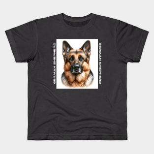 German Shepherd Kids T-Shirt